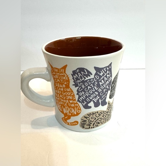 Literary Cat Mug - Kitten Quotes From Famous Writers 12 Oz Coffee Cup - Picture 6 of 8